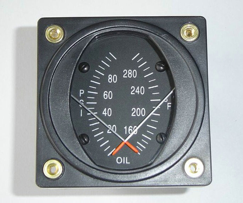 Kombination 100 Psi 2 1/4 "Dual Öldruckanzeige für Flugzeuge und Temp Steuersysteme PT2-10P30F